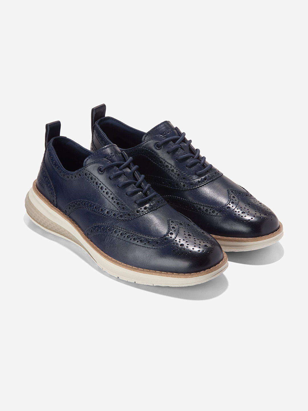 Cole Haan Men OG ENERGYWEAVE WINGTIP Blue Oxford Shoes
