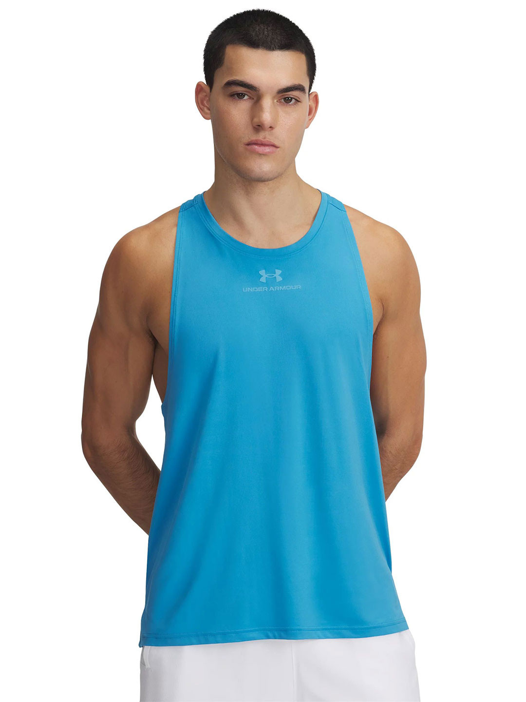 UNDER ARMOUR Men Solid Round Neck Gym Innerwear Vests