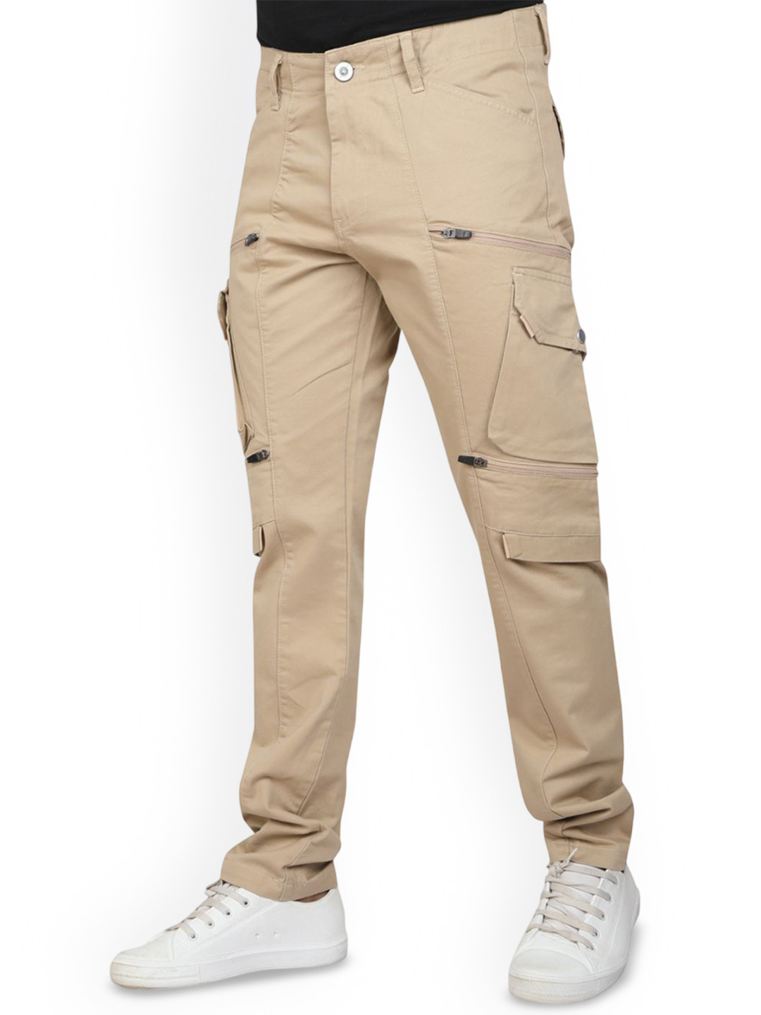 MAD-O-WHAT Men Regular Fit Mid-Rise Low Distress Jeans