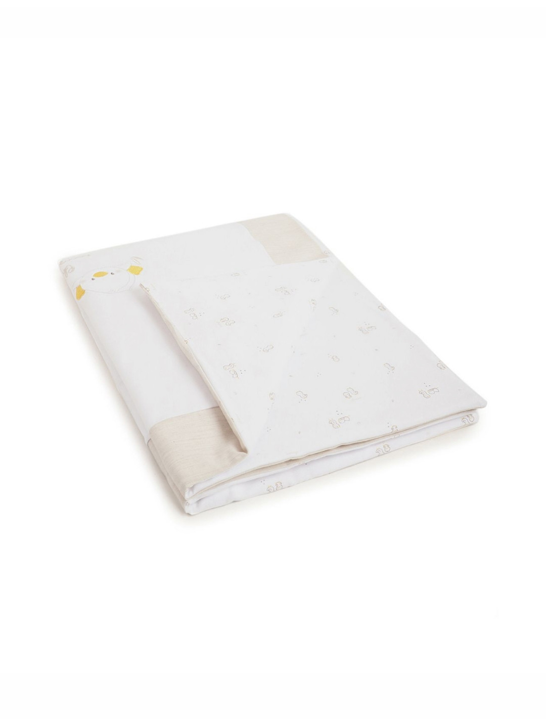 Chicco White & Yellow Cartoon Characters Mild Winter Pram