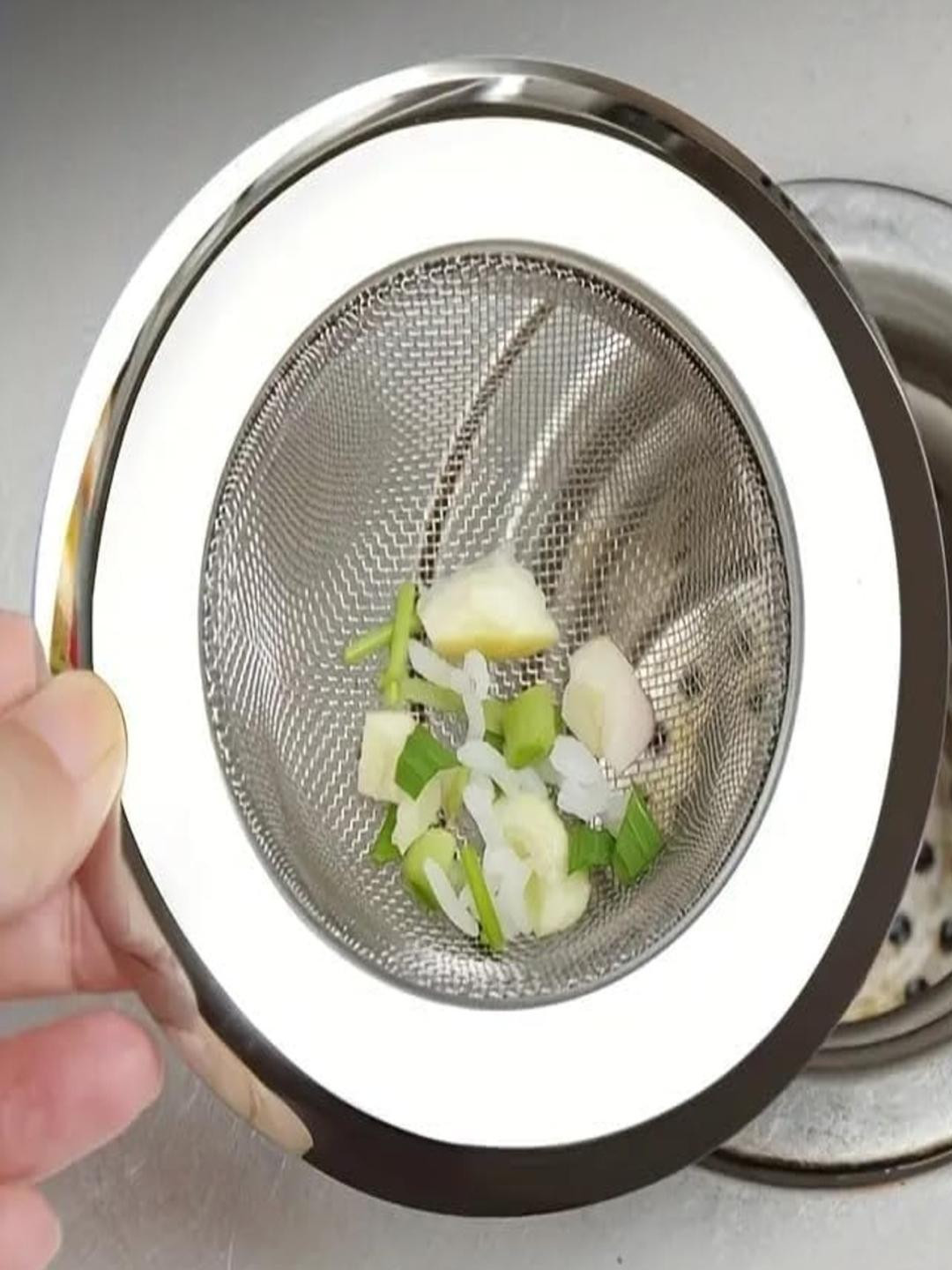 Konquer TimeS Stainless Steel Kitchen Strainer