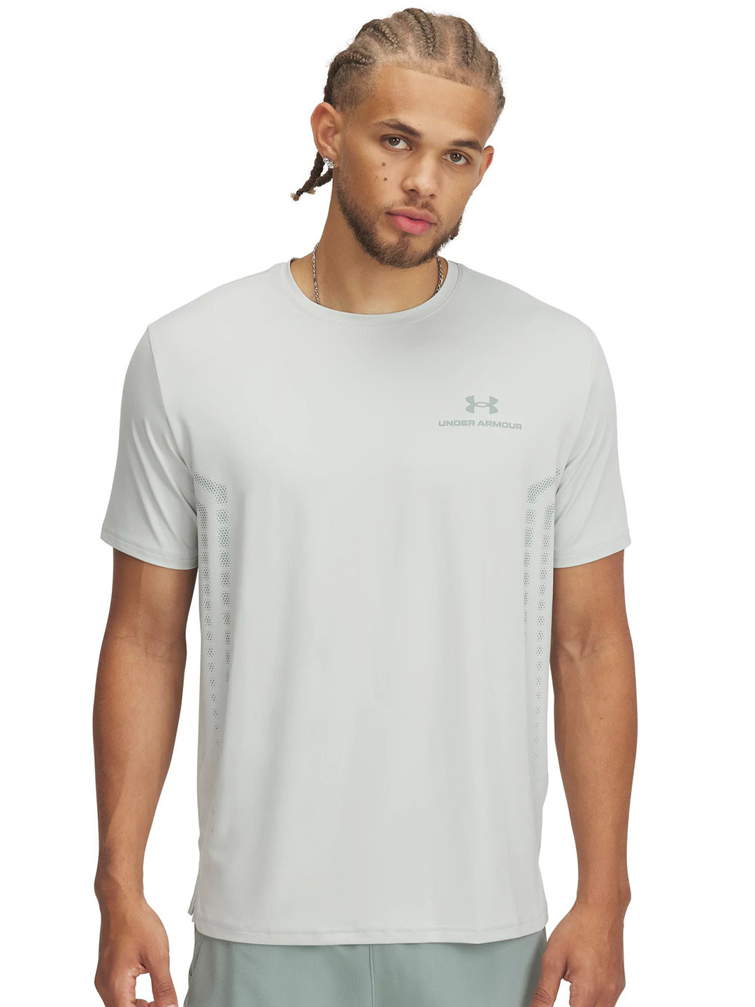 UNDER ARMOUR Men Vanish Energy Graphic Brand Logo Printed Short Sleeve T-Shirt