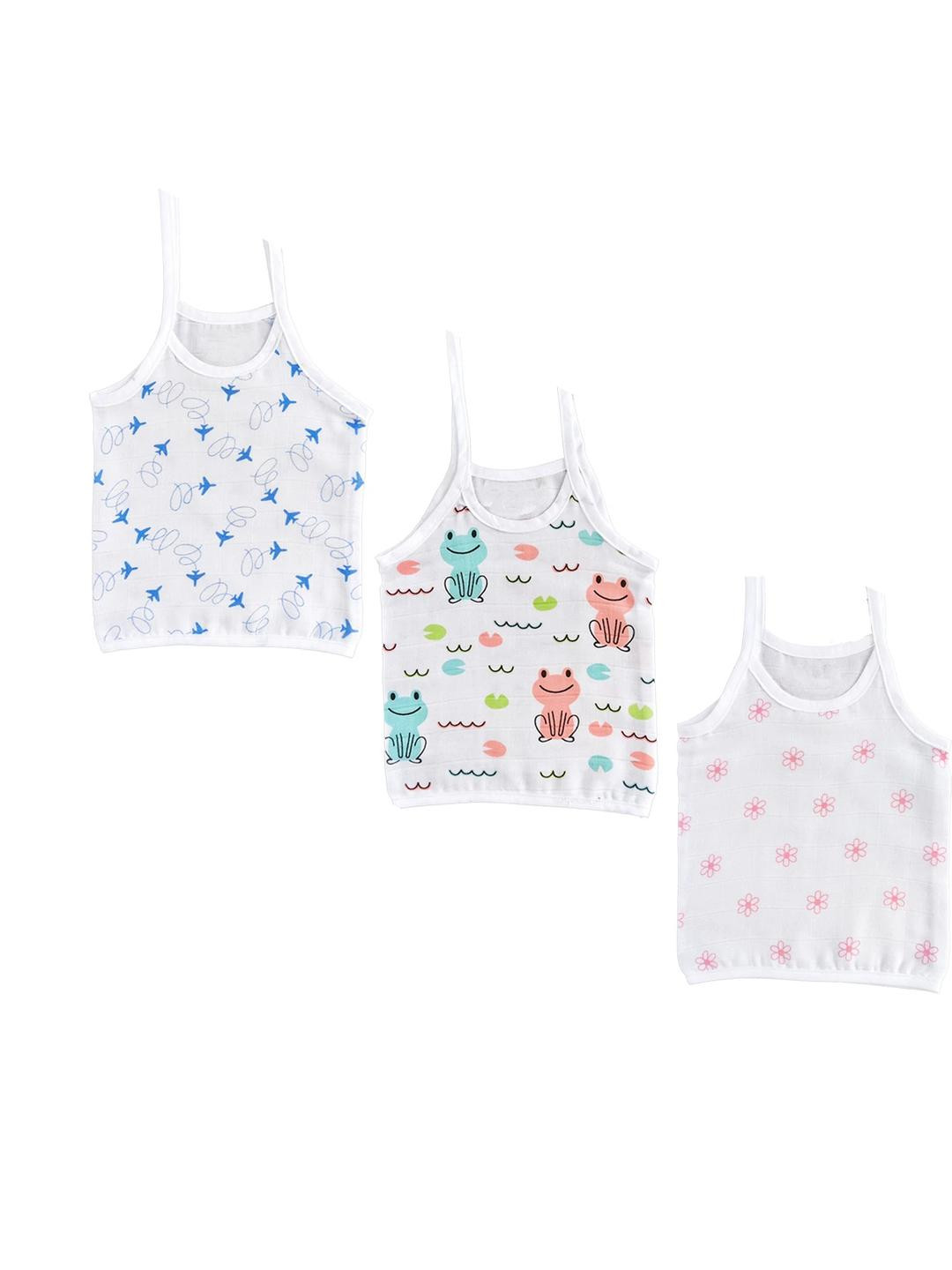 ARYA Kids Jabla Innerwear Vest - Pack Of 3