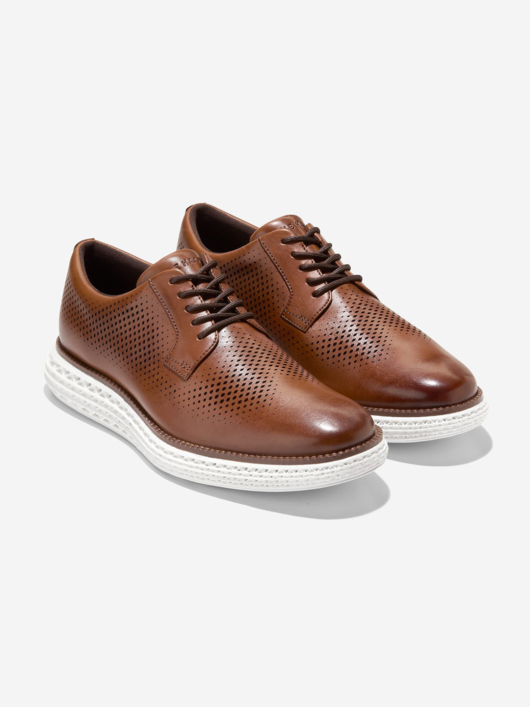 Cole Haan Men ORIGINALGRAND 2.0 Tan Derby Shoes