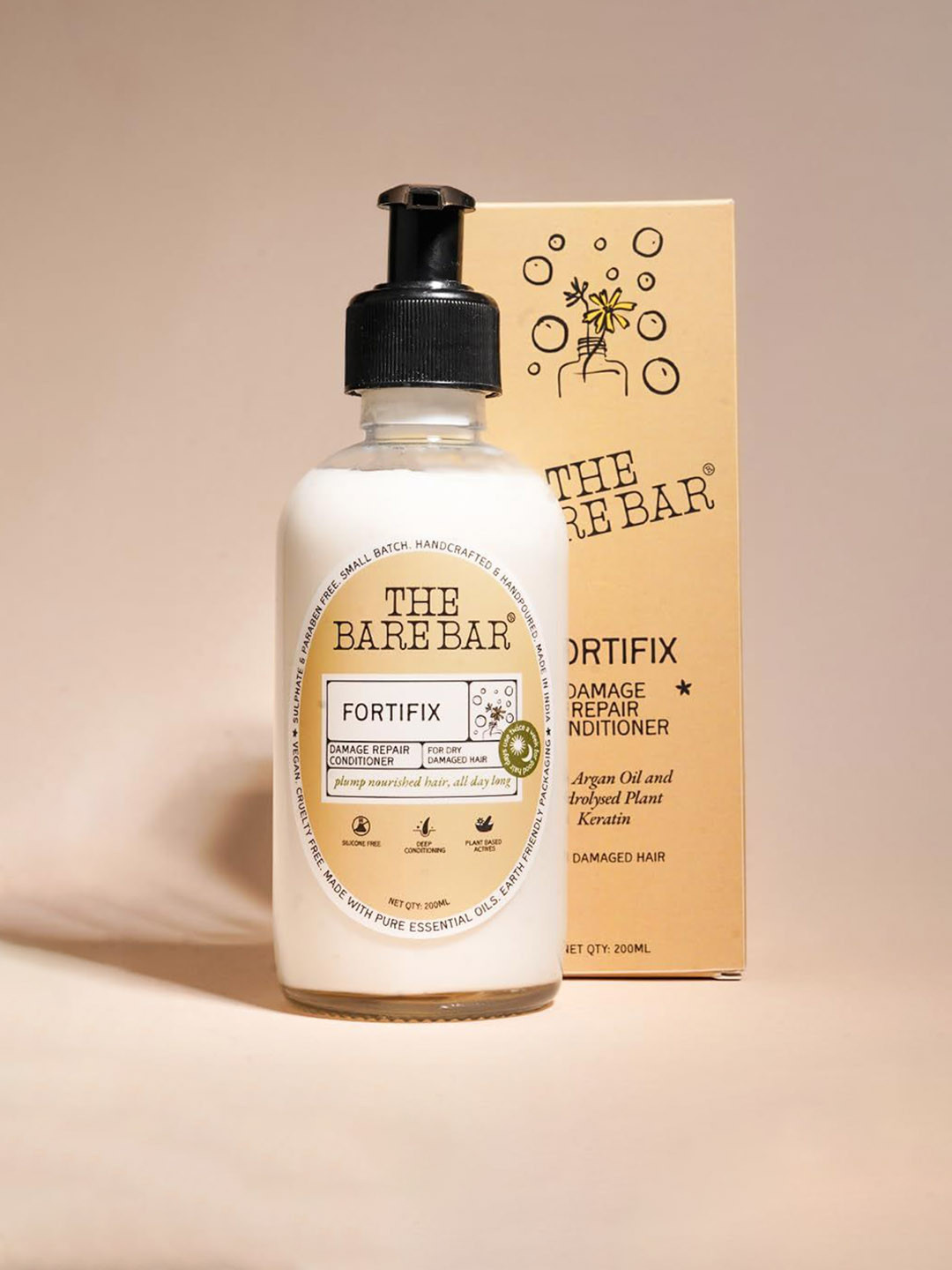 The Bare Bar FortiFix Damage Repair Conditioner - 200 ml