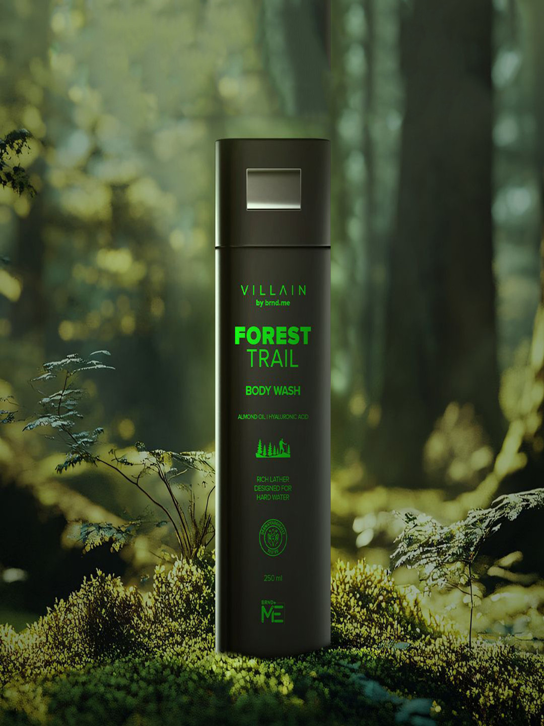 VILLAIN Forest Trail Body Wash With Hyaluronic Acid - 250 ml