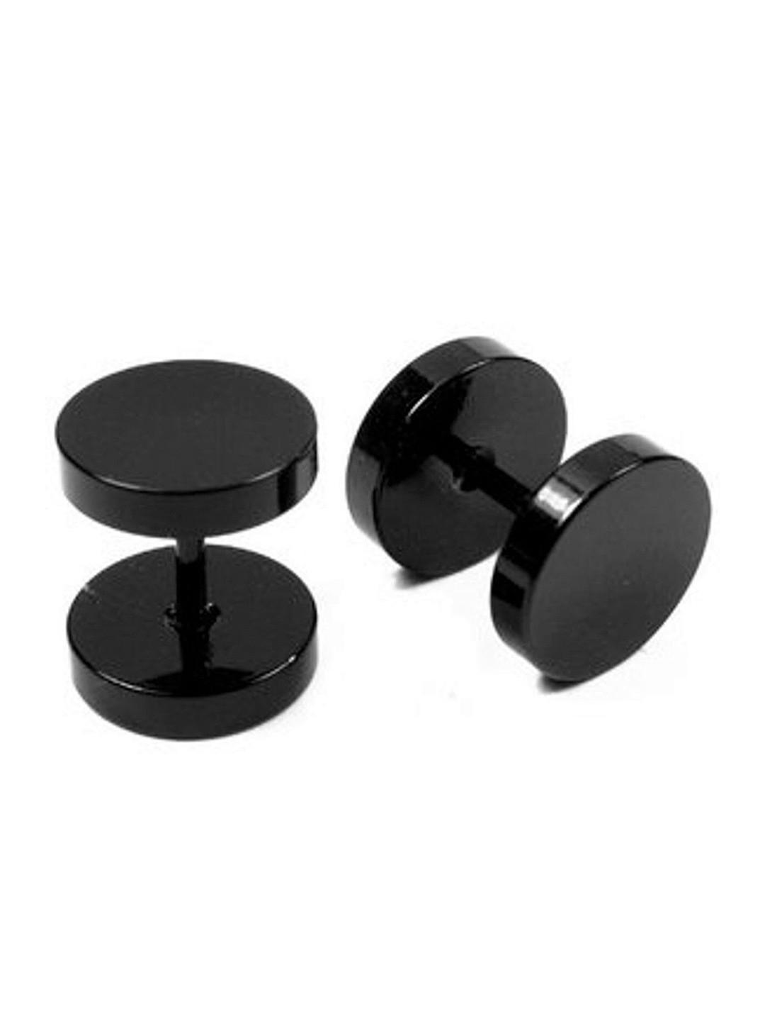 Teeragaj Unisex Stainless Steel Circular Studs