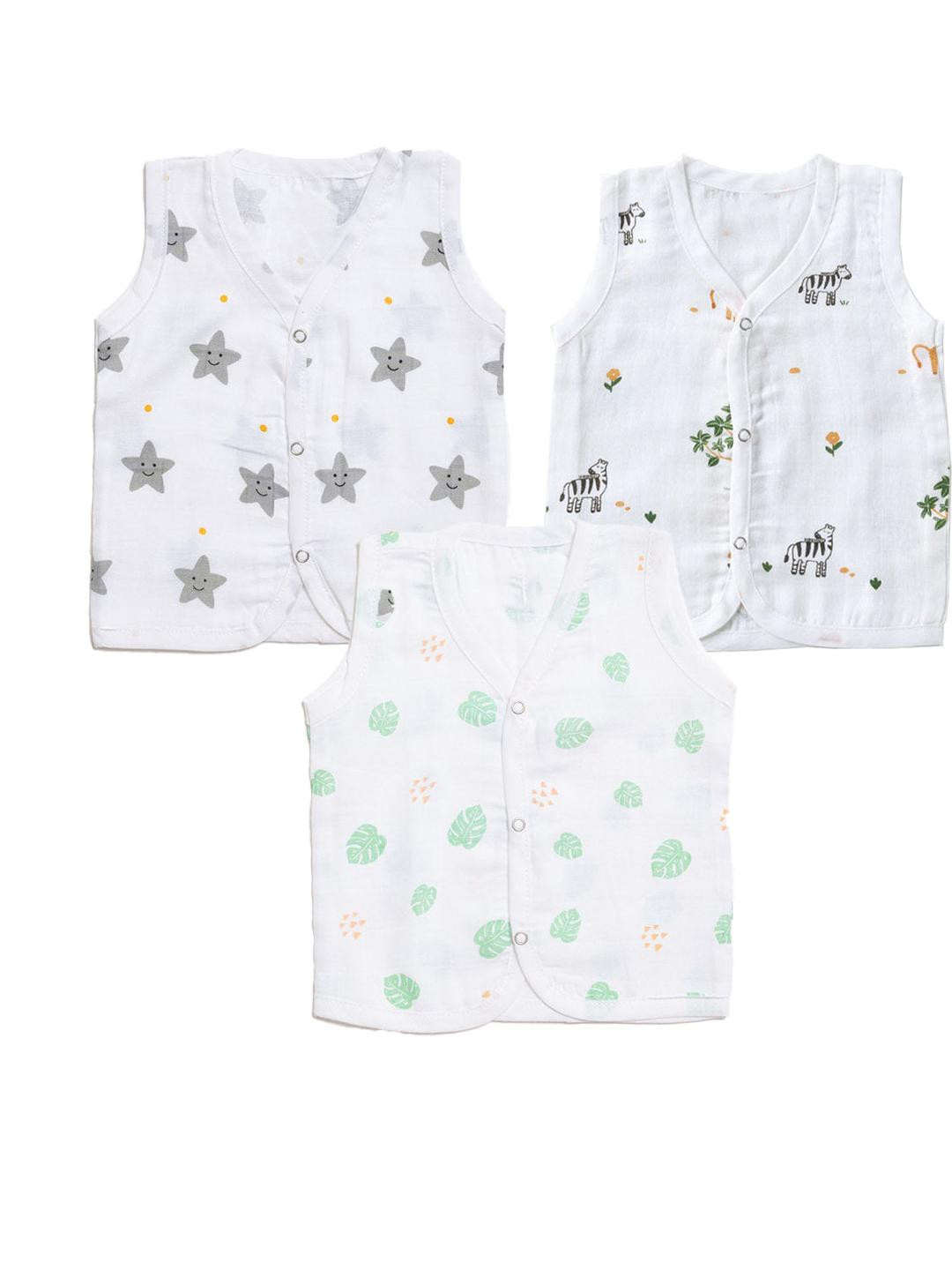 ARYA Kids Jabla Innerwear Vest - Pack Of 3