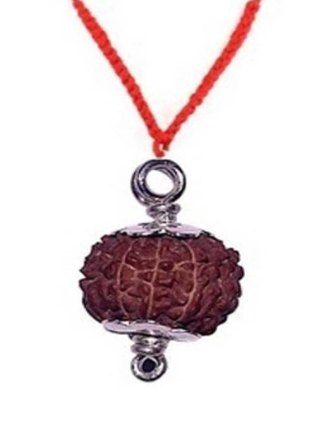 Divine souvenirs Rudraksha Brown Pendant