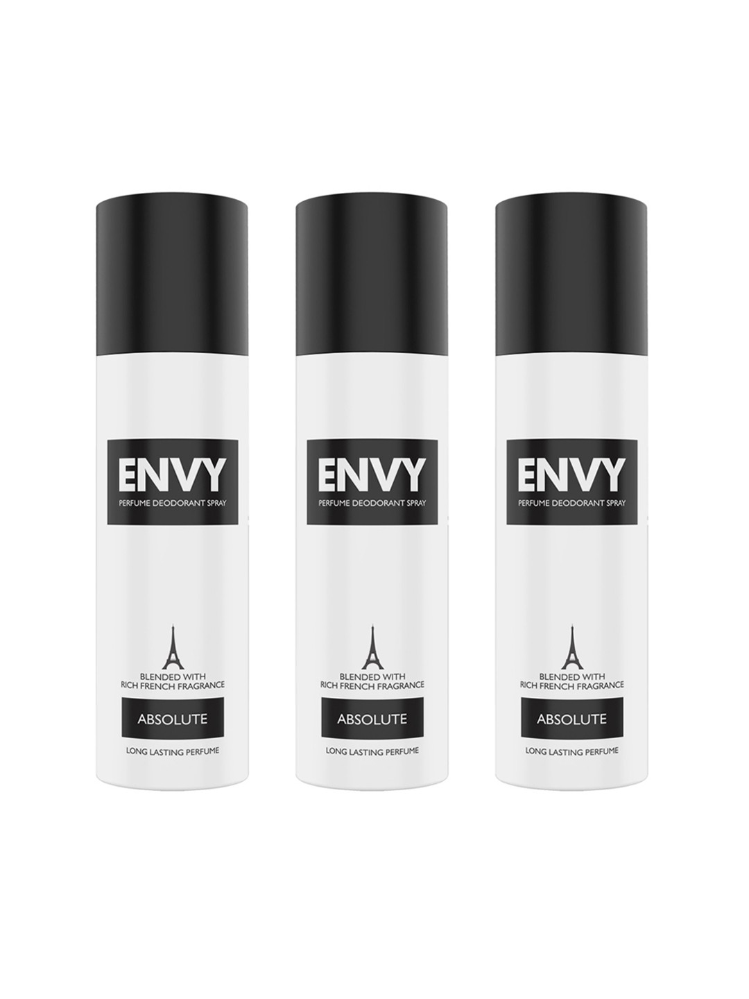 Envy Men Set of 3 Absolute Perfume Deodorant Spray - 115g each