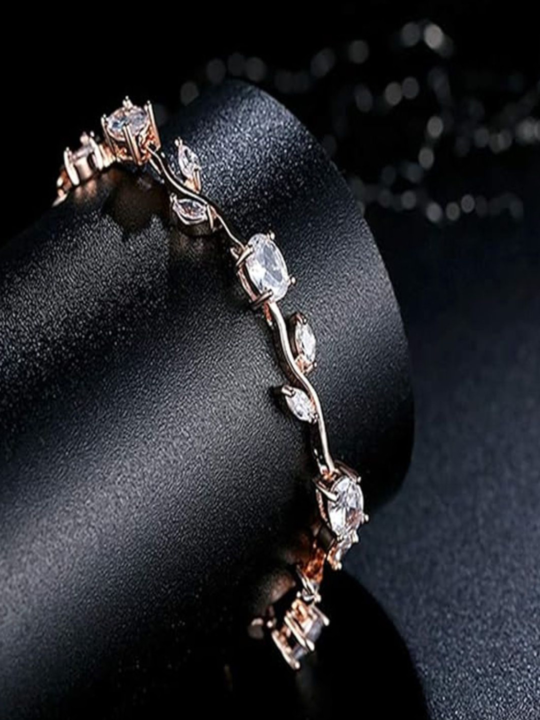 RV Jewels Unisex Rose Gold-Plated Wraparound Bracelet