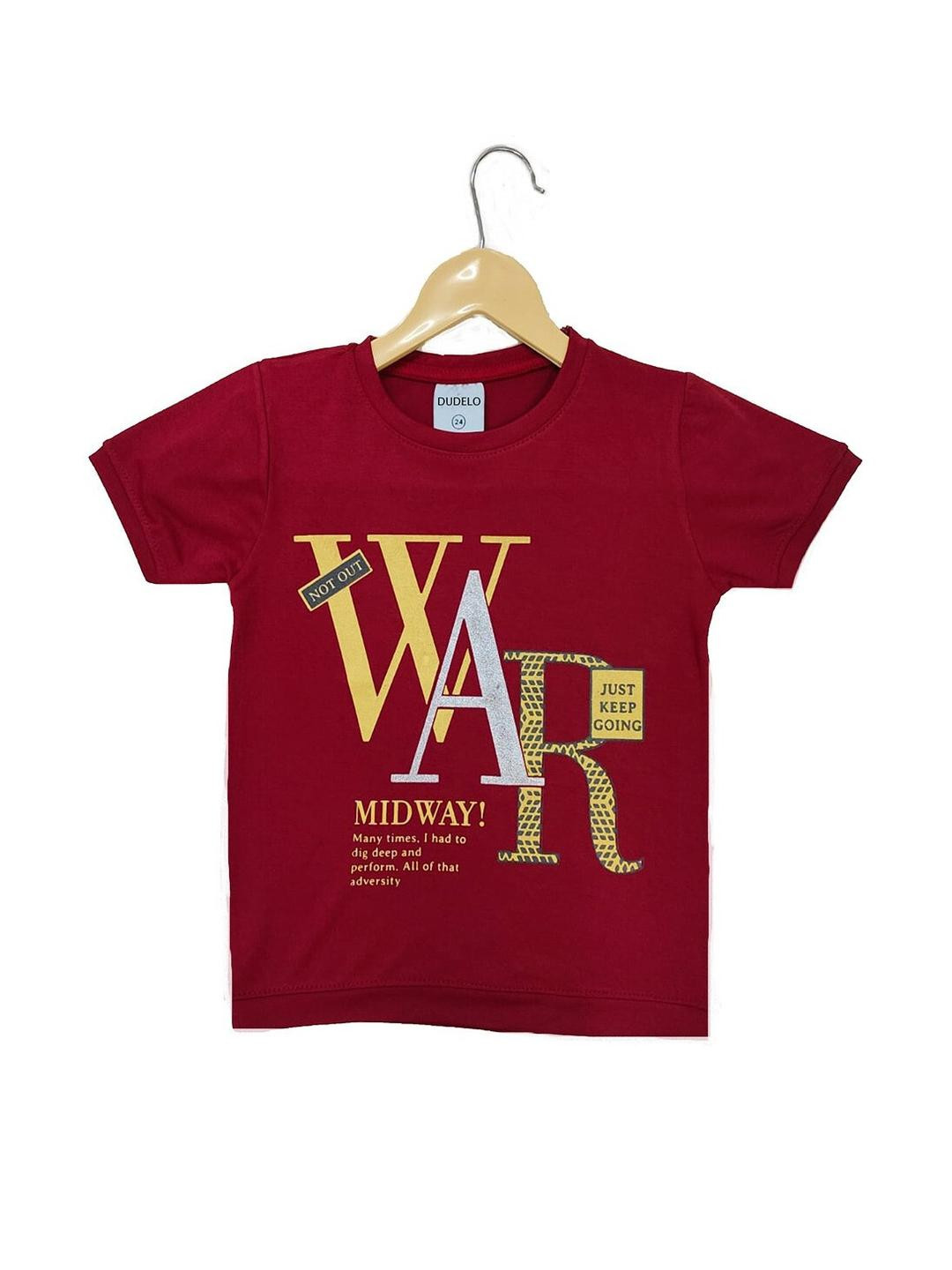 Little funky Unisex Maroon Tshirts