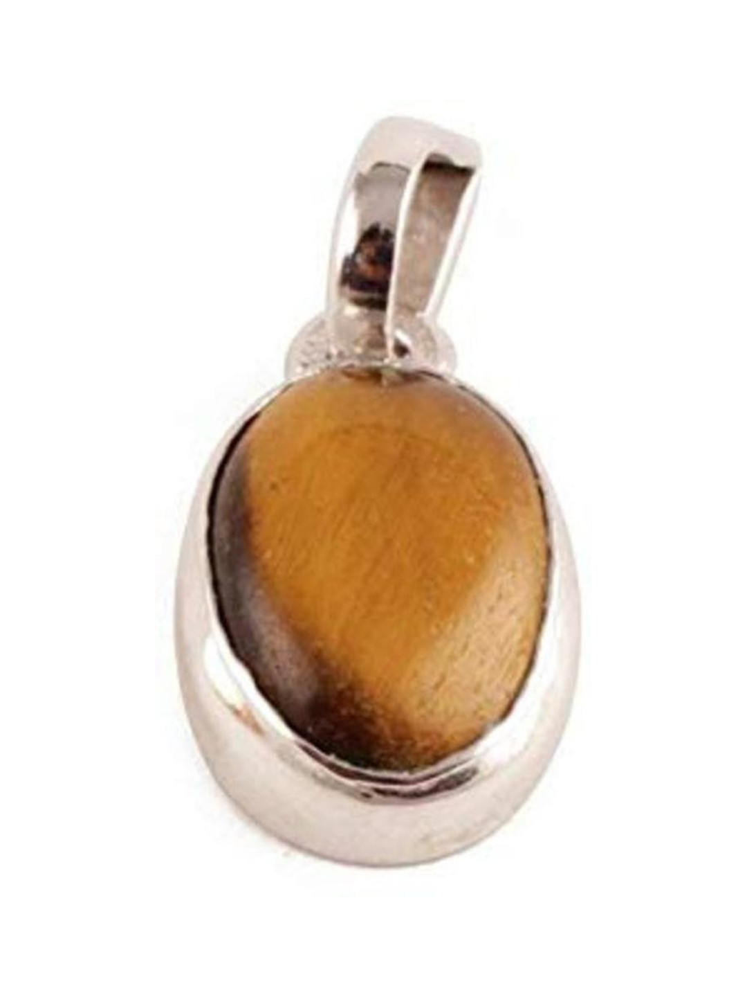 AURRA STORES Tiger Eye Gemstone Oval Pendants