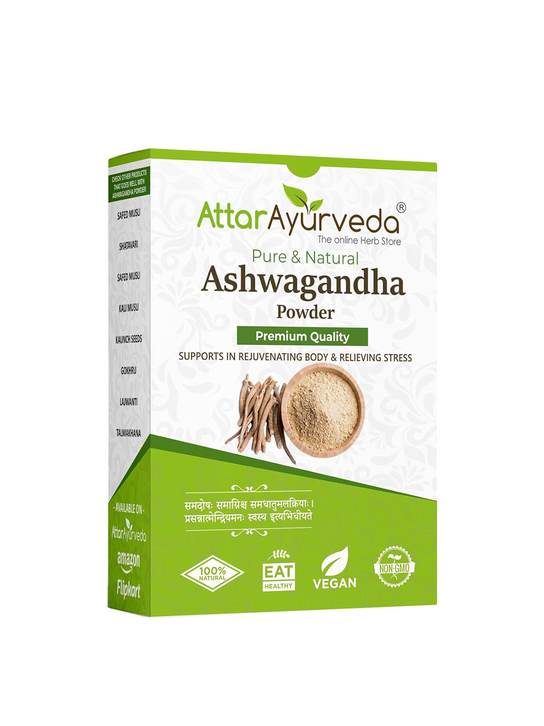 Attar Ayurveda Pure & Natural Ashwagandha Powder - 250 g