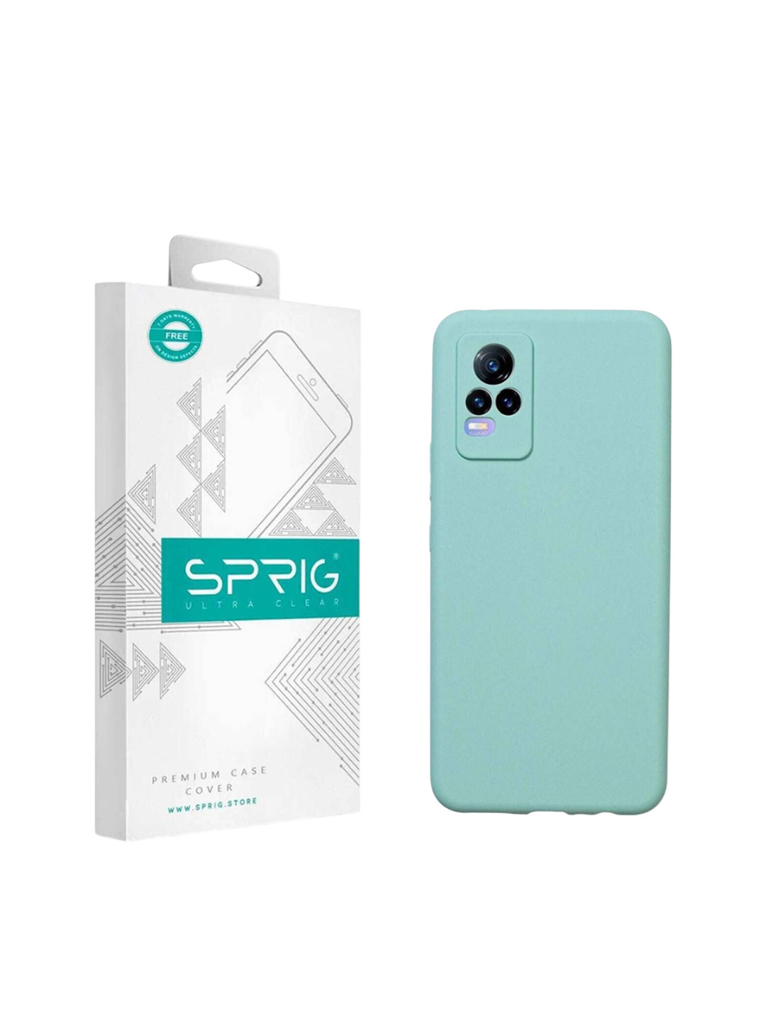 SPRIG vivo V21E Liquid Silicone Back Cover