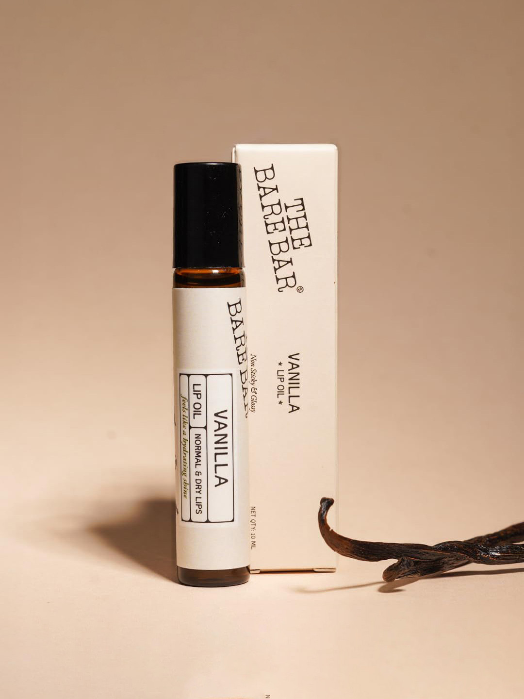 The Bare Bar Vanilla Lip Oil With Coconut & Jojoba Oil - 10 ml