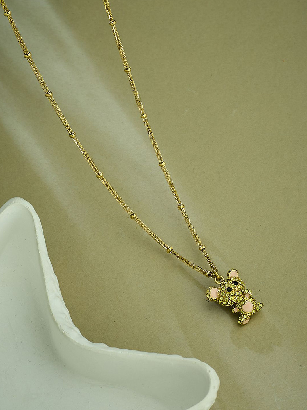 GUESS Women Gold-Plated Stainless Steel Necklace