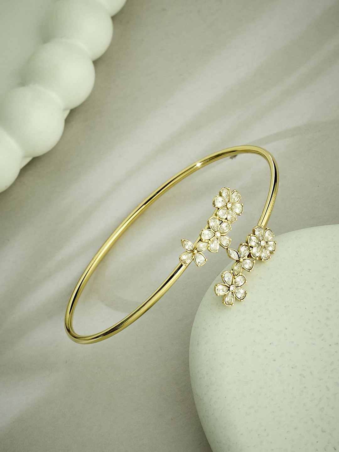 GUESS Women Lily Gold-Plated Stainless Steel Bracelet