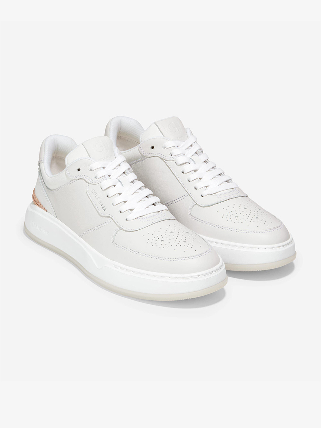 Cole Haan Men GRANDPRO ANGLEACE Off White Sneakers