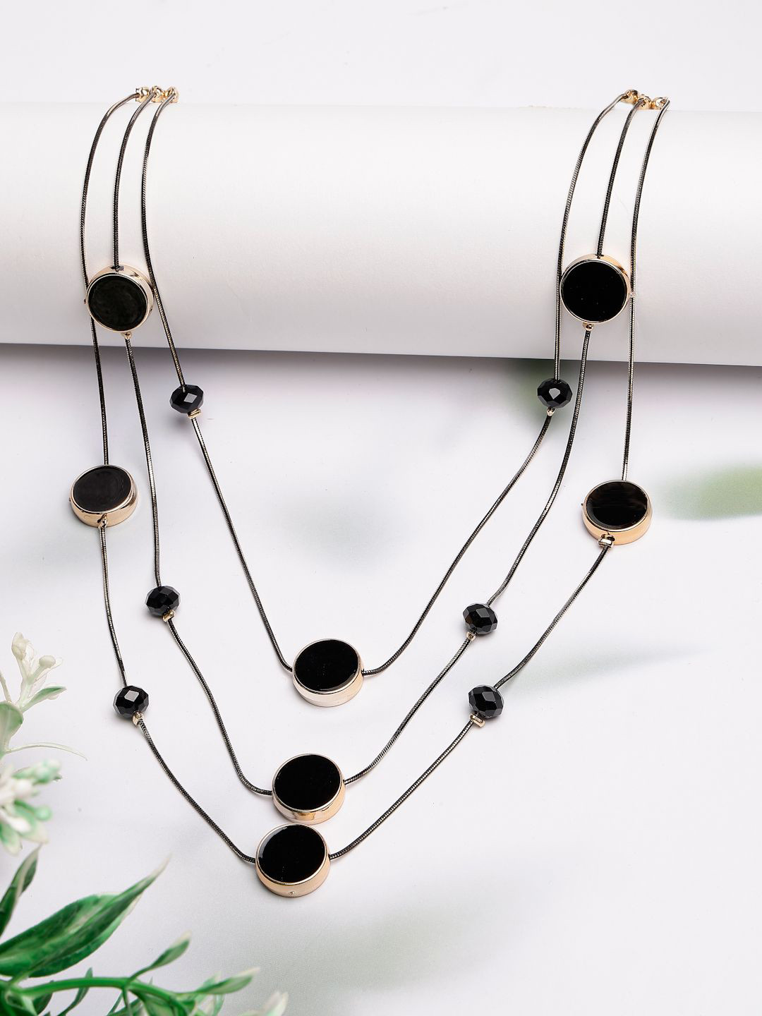 Shine N Sober Layered Necklace