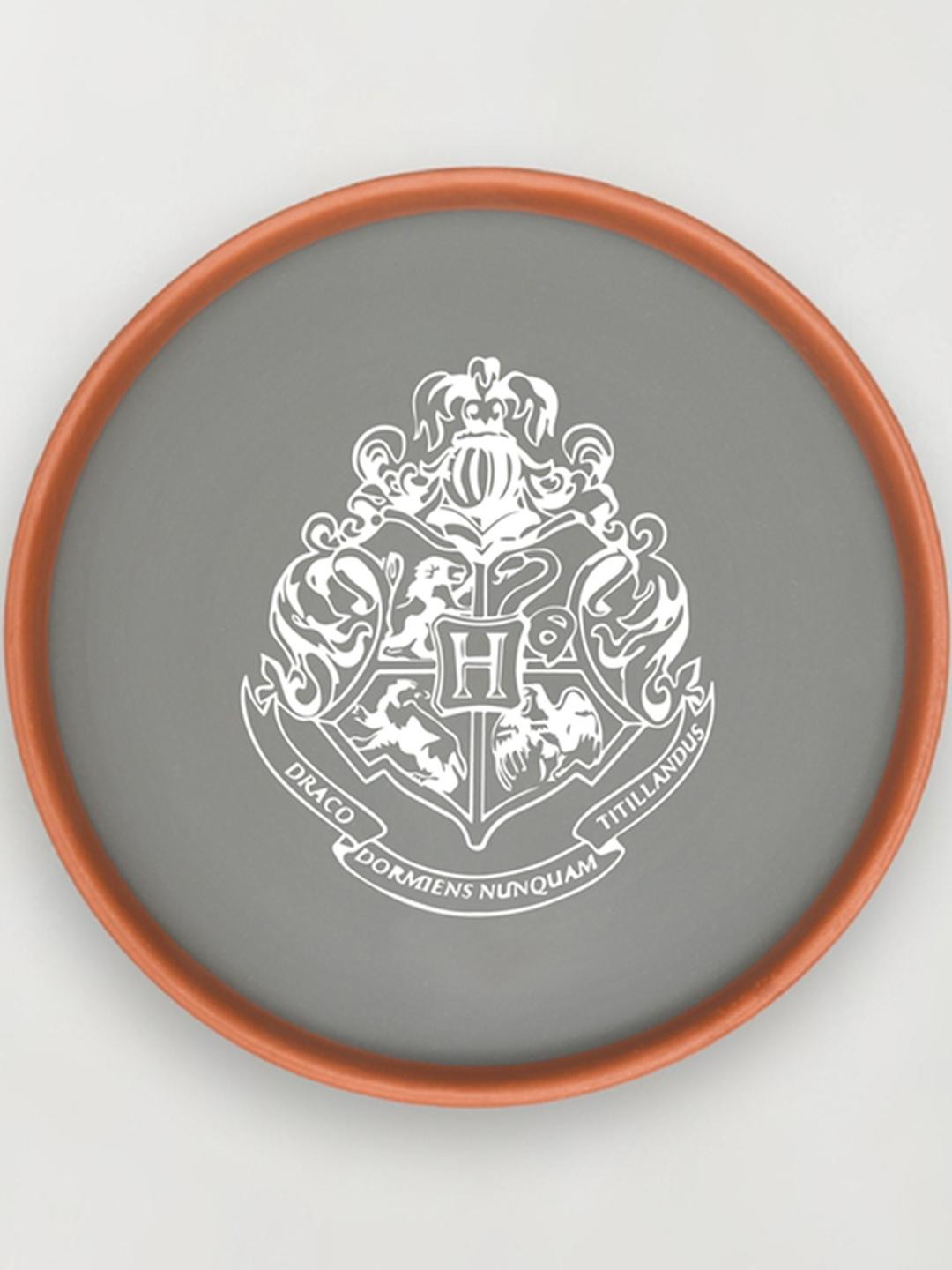 ALMIRO TREE Harry Potter - Hogwarts crest Clay Matte Hanging Hall Wall Plates-8In