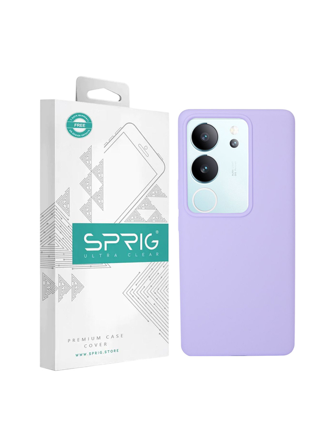 SPRIG vivo V29 Pro Liquid Silicone Back Cover