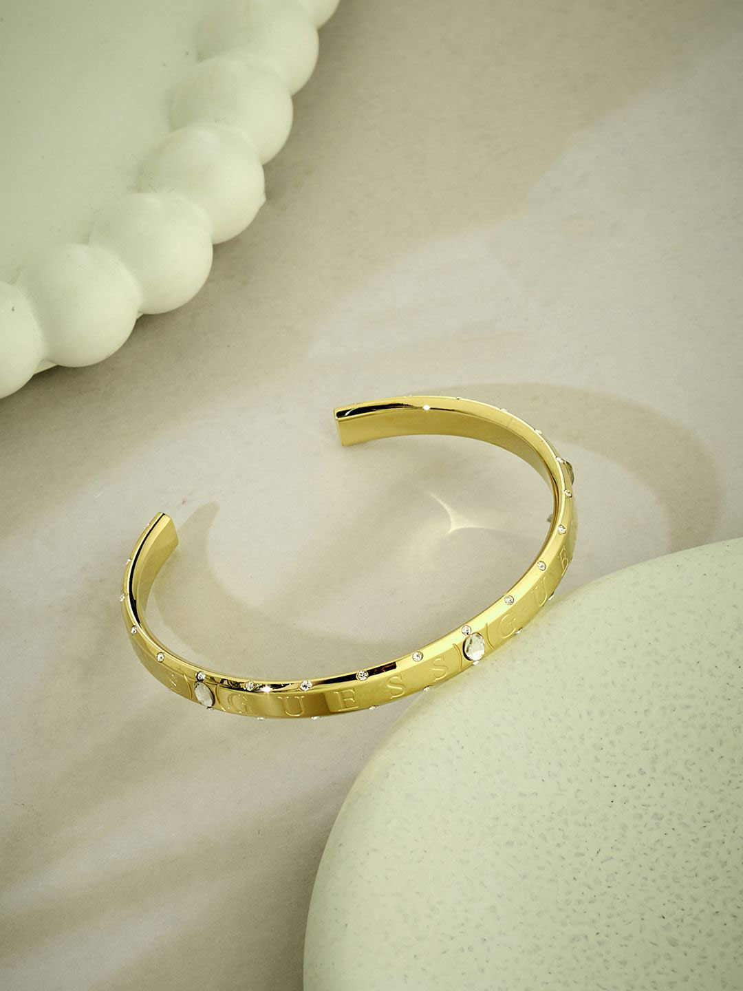 Women Just Gold-Plated Stainless Steel Bracelet