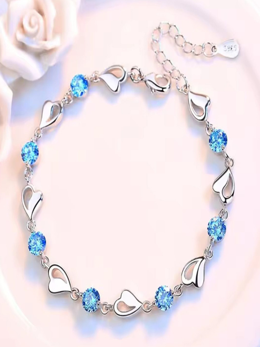 RV Jewels Unisex Silver-Plated Link Bracelet