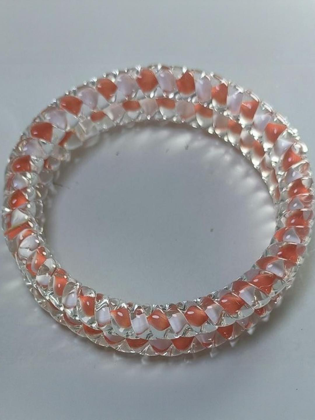 HALLO Red Plastic Bangle