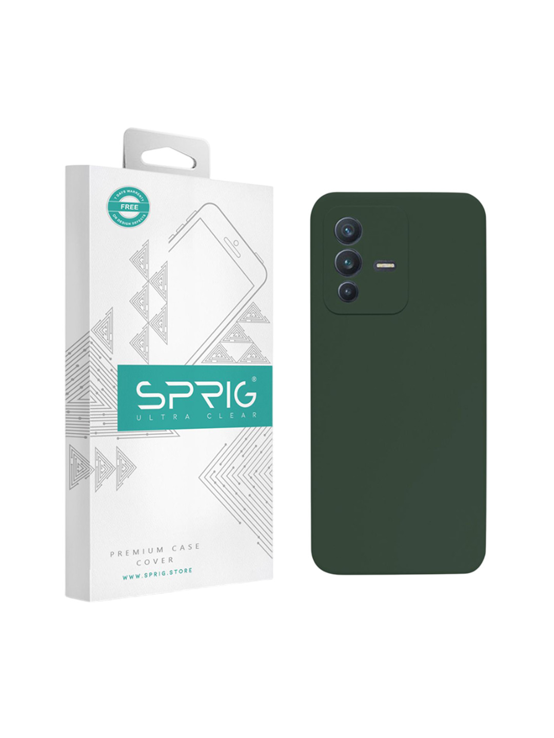 SPRIG vivo V23 5G Liquid Silicone Back Cover
