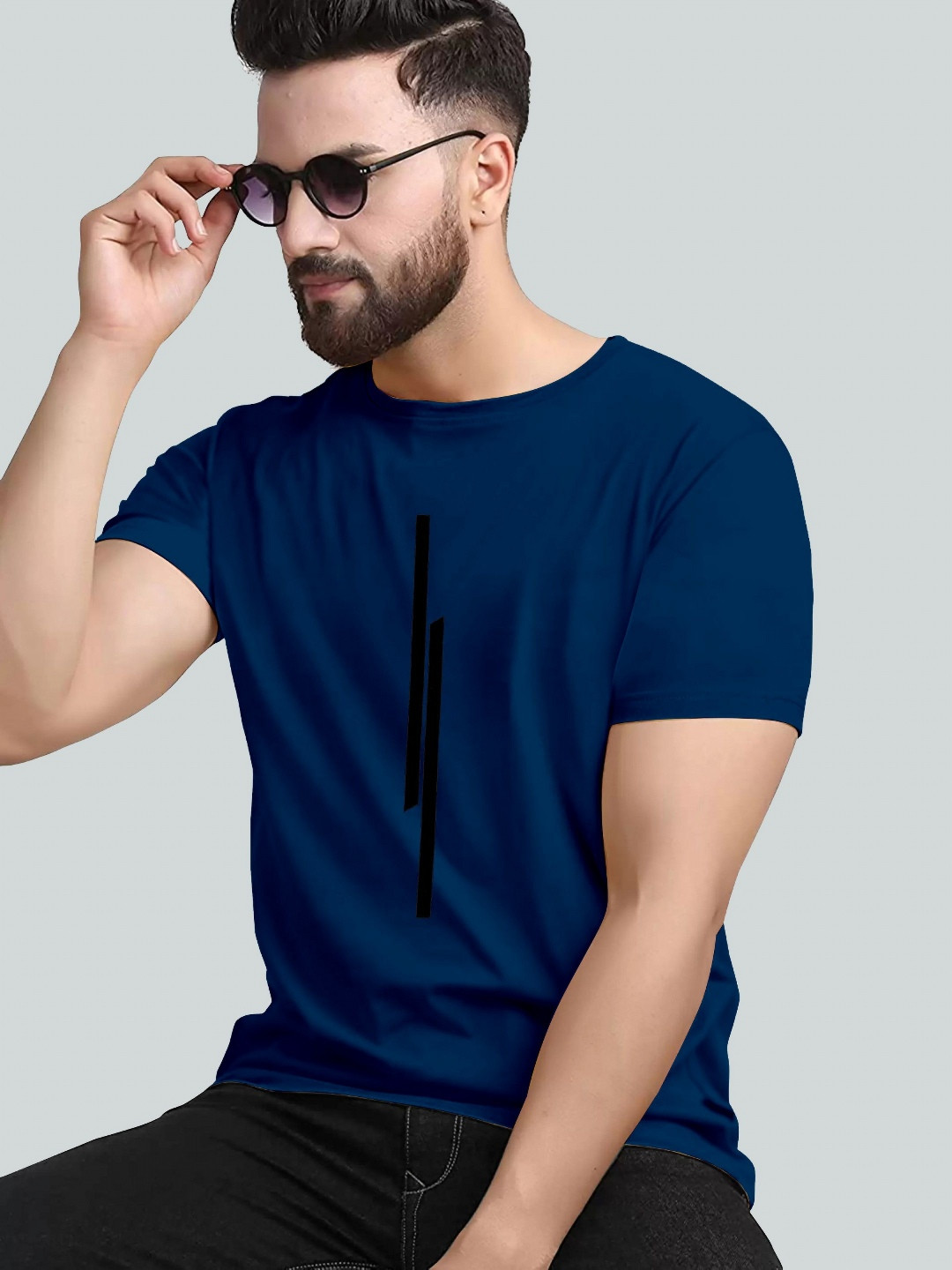 KAJARU Pack Of 2 Printed Round Neck T-shirts