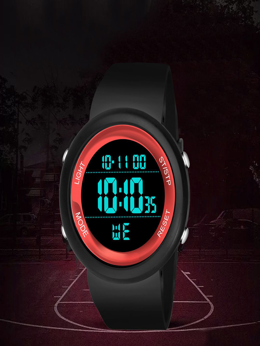 Hala Men Aluminium Dial & Regular Straps Digital Watch RED-BEN-2022