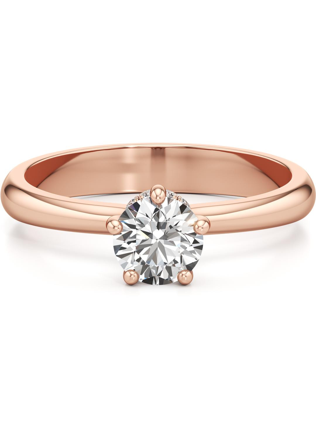 Wondr Diamonds 14KT Minimalist Solitaire Diamond Ring