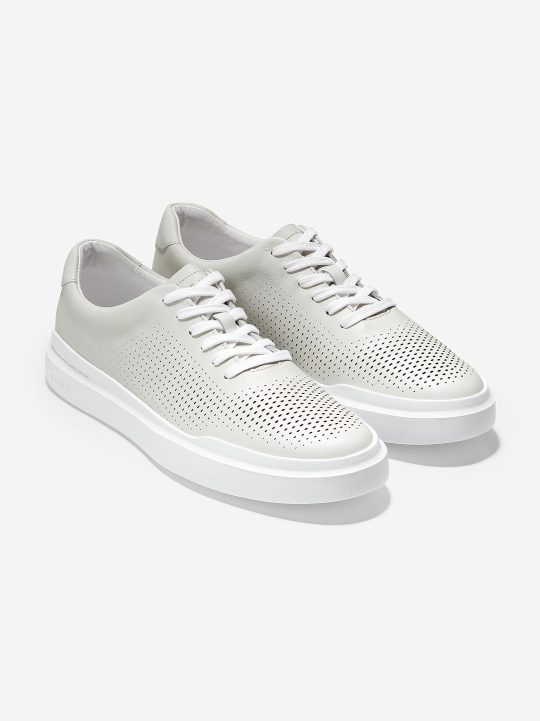 Cole Haan Men GP RLLY LSR CUT White Sneakers