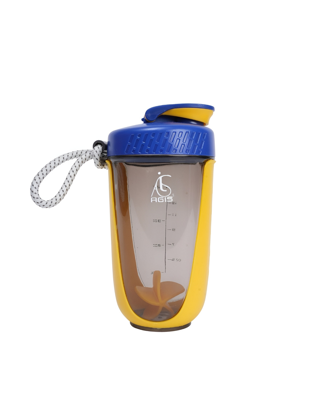 AGIS Yellow & Blue Shaker Water Bottle 500 ml