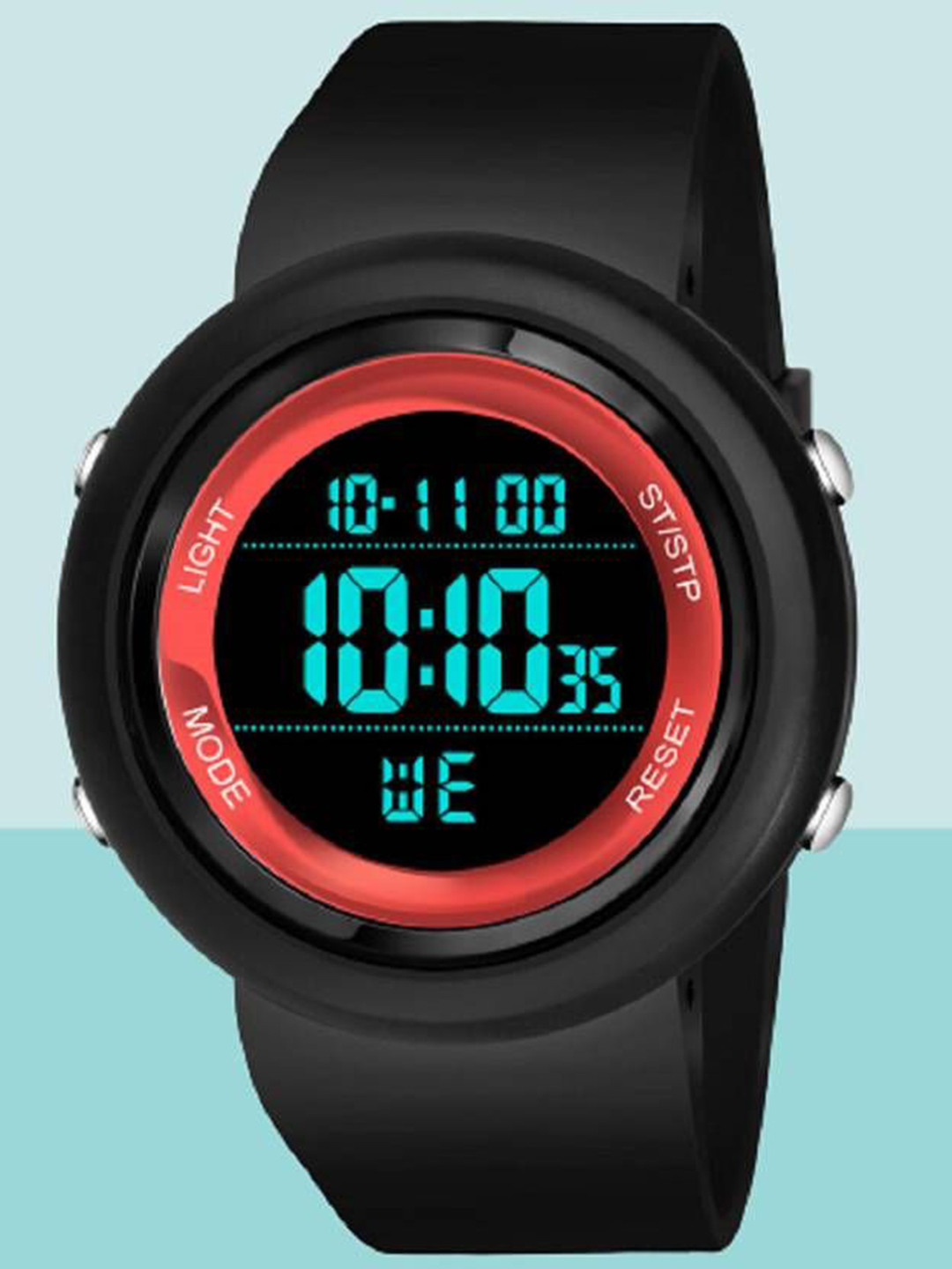 Hala Men Aluminium Dial & Silicon Straps Digital Watch ben red