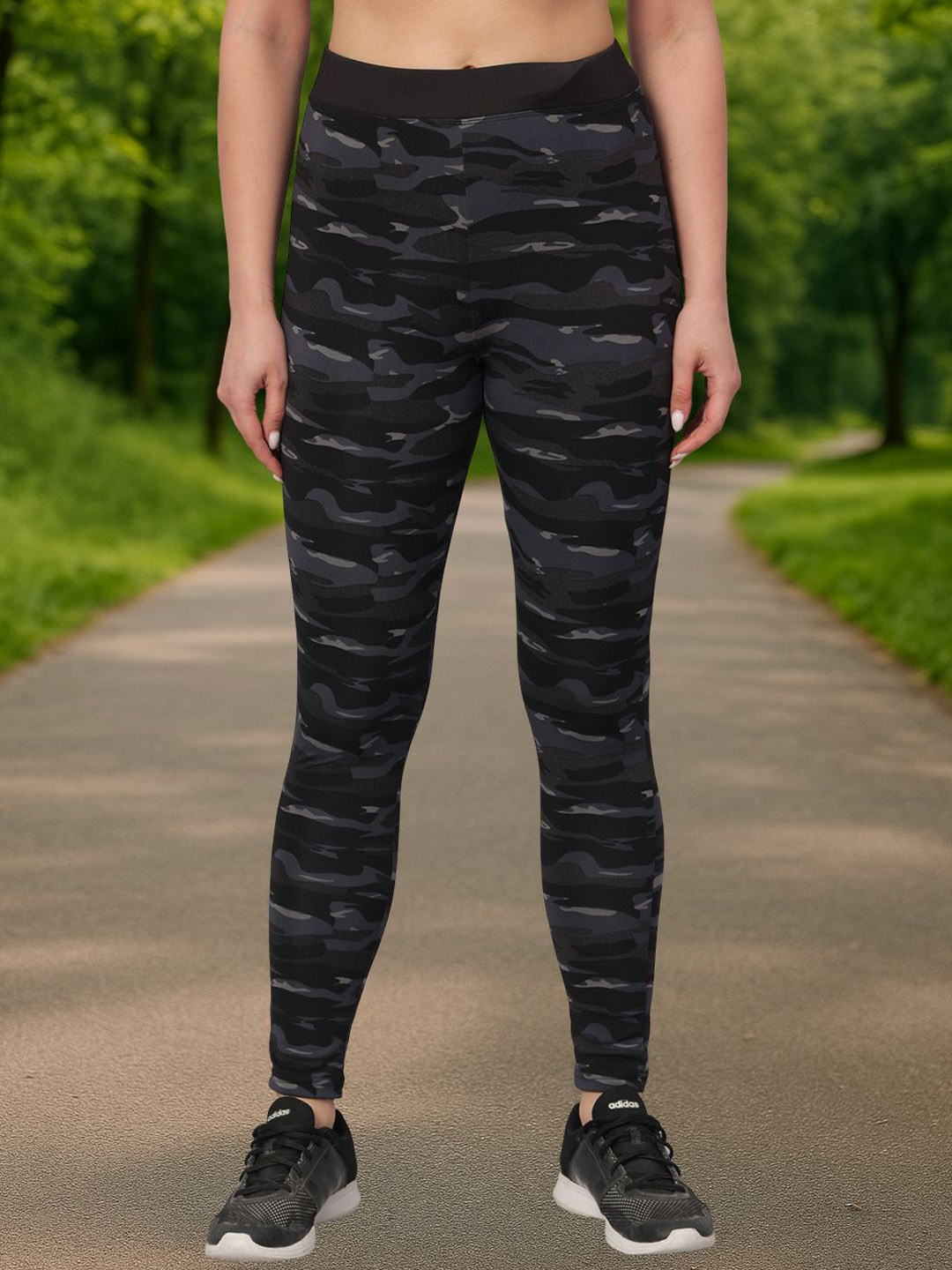 Unicus Apparel Printed Ankle Length Tights