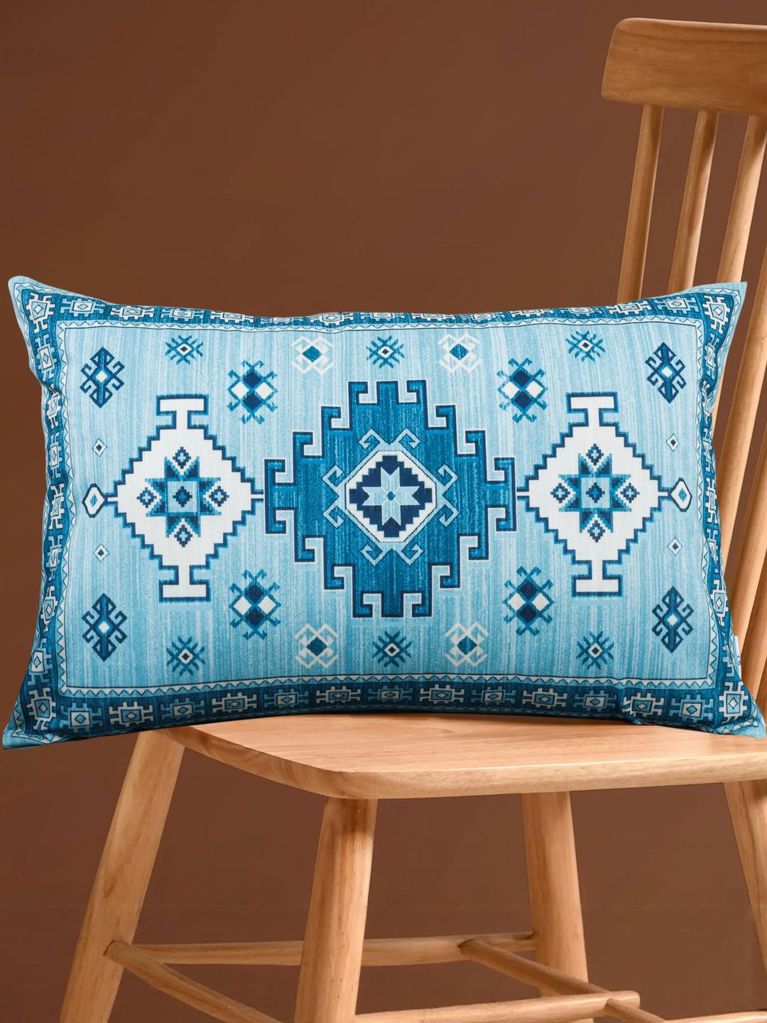 PLIVANA Polyester Cushion Cover for Home Decor | Lightweight Backrest | Seating Sofa Cushion Cover