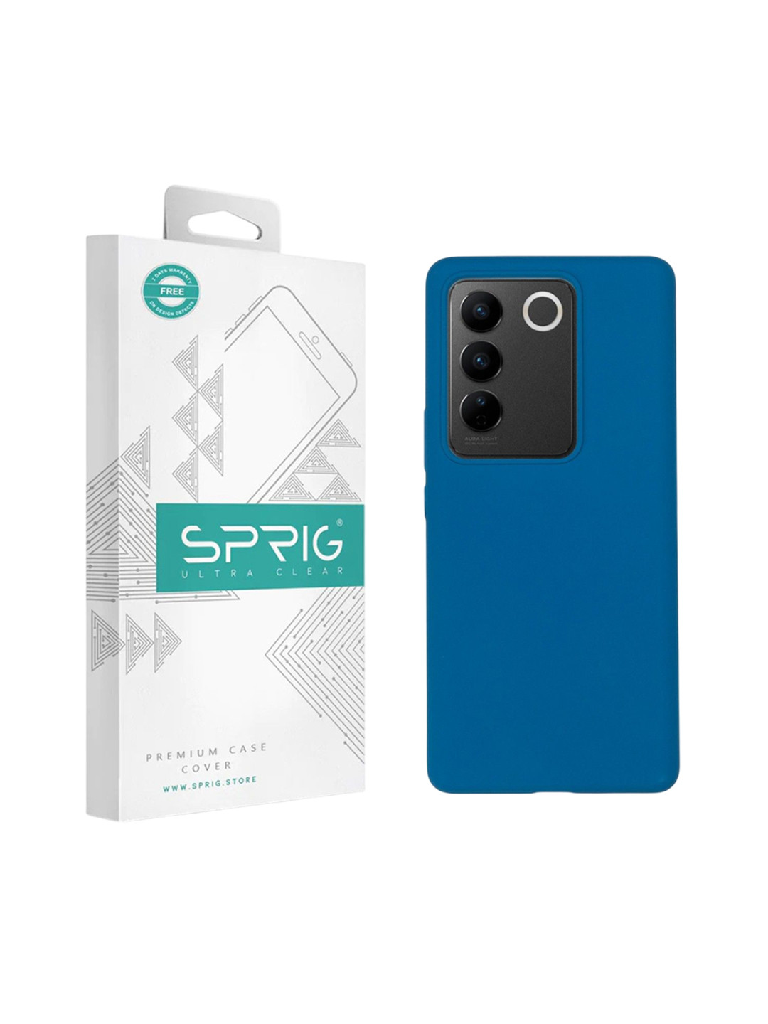 SPRIG vivo V27 5G Liquid Silicone Back Cover