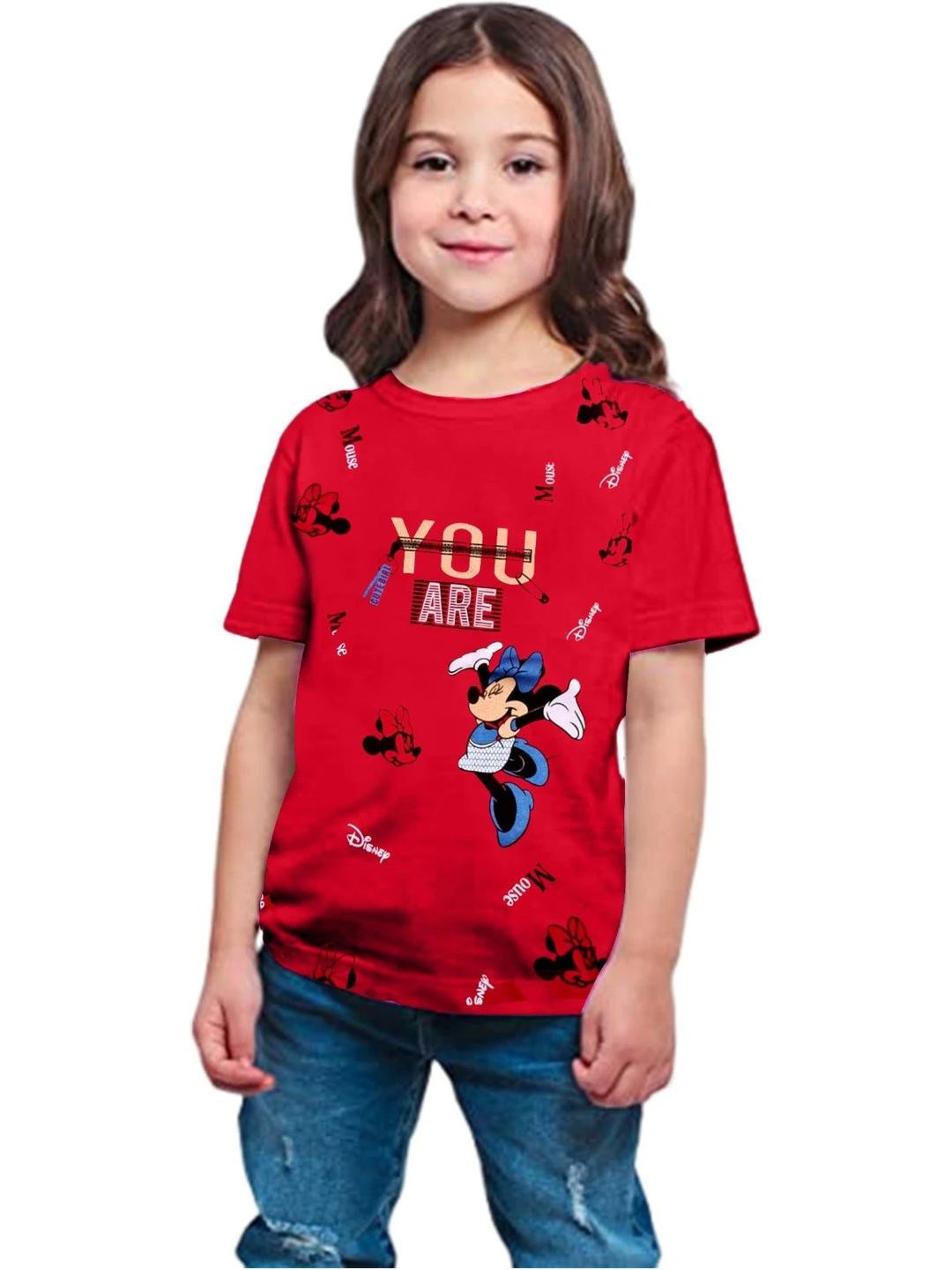 Little funky Girls Red Tshirts