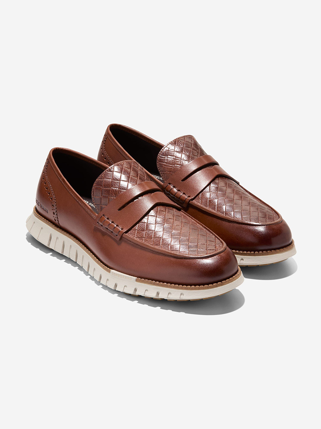 Cole Haan Men ZEROGRAND REMASTERED PENNY Brown Loafers