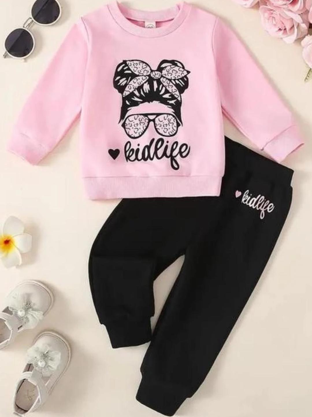 MUSNAH GARMENTS Unisex Kids Printed Top