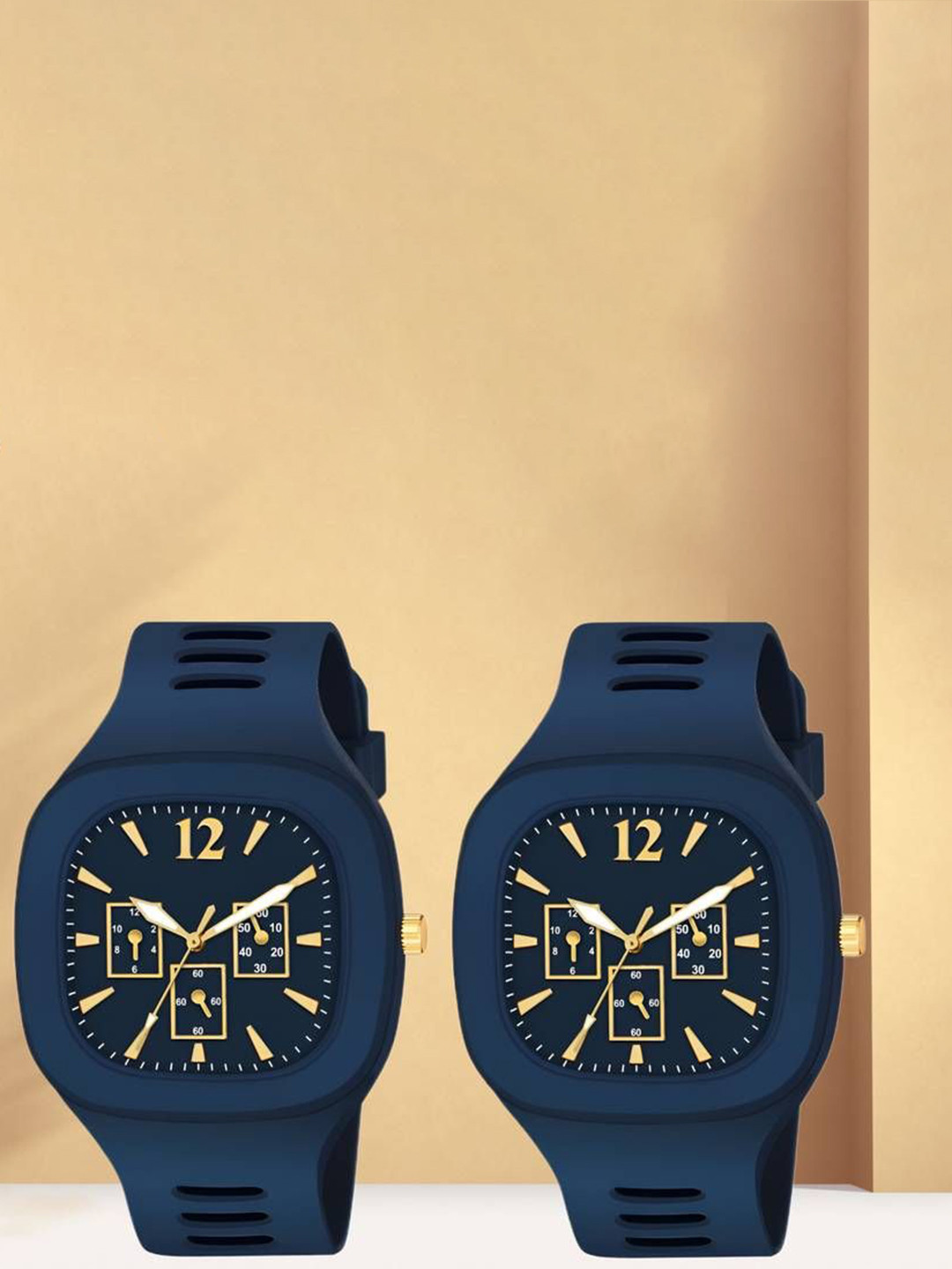 Hala Men Aluminium Dial & Straps Analogue Watch Blue-Blue -MILLER-05