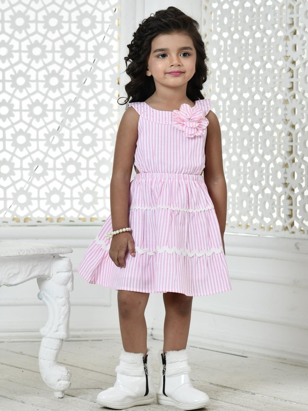 Be Kids Girls Pink Dresses