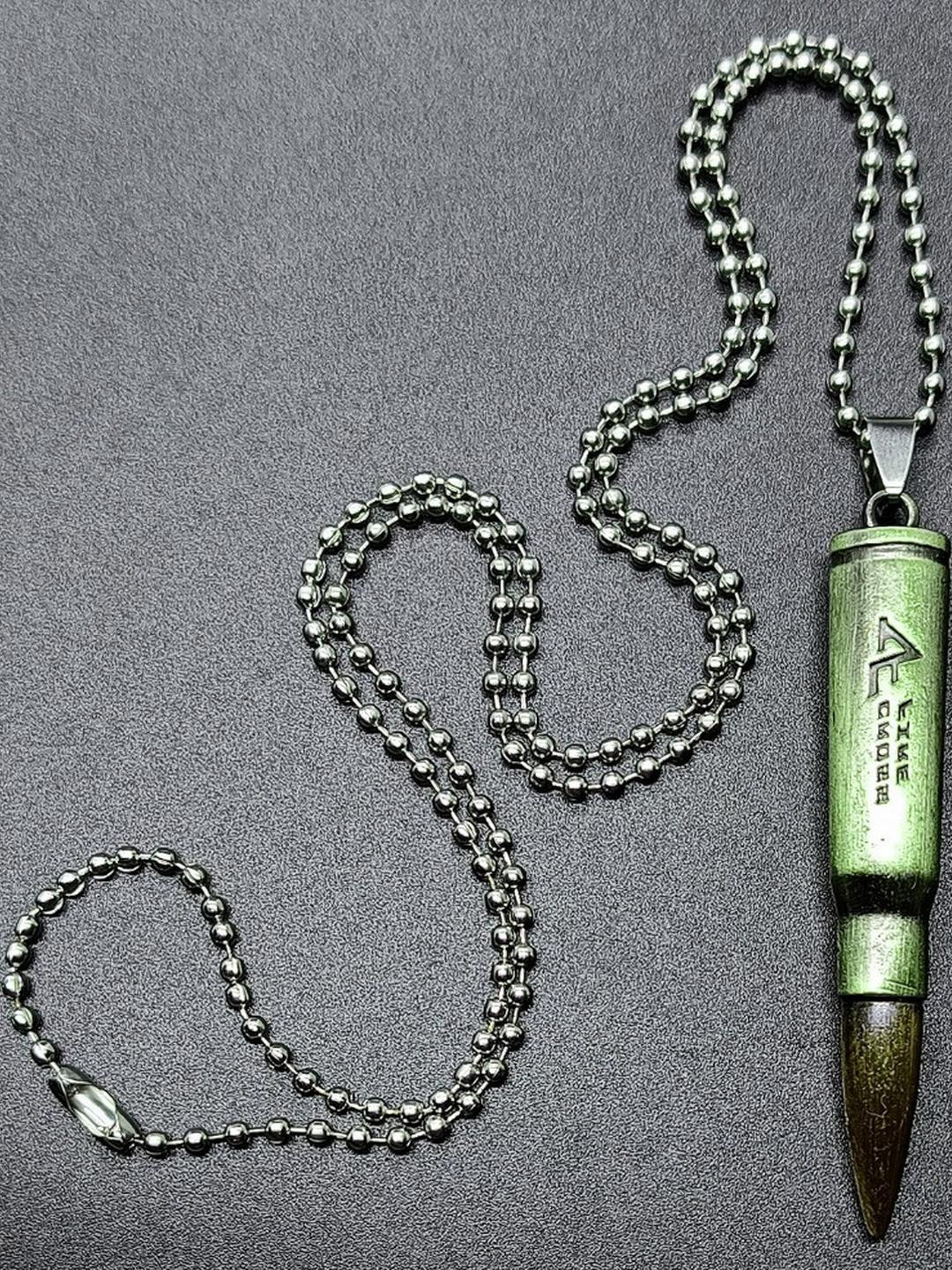 Dynamic Retail Global Men's Bullent Pendant Chain