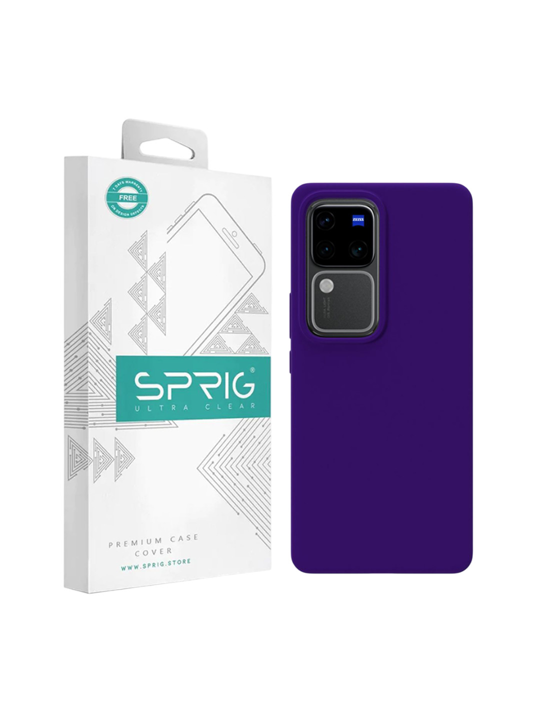 SPRIG vivo V30 Liquid Silicone Back Cover