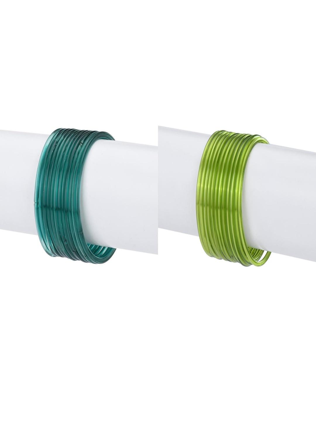 1ST TIME Set of 24 Plain Glass Bangle