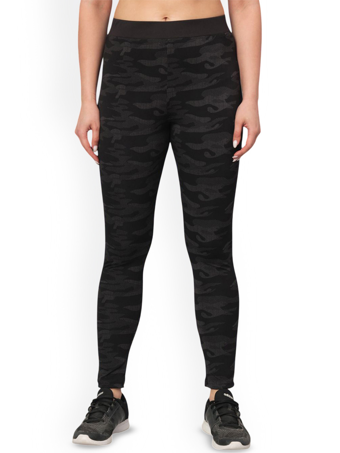 Unicus Apparel Printed Ankle Length Sports Tights