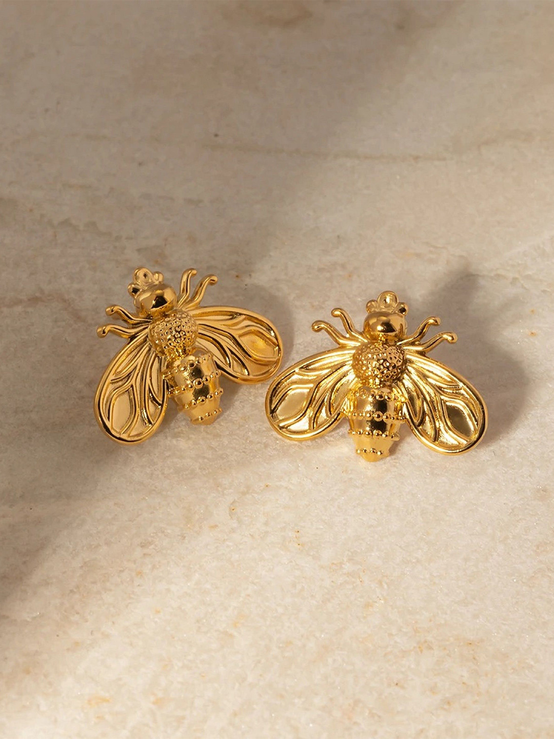 Amossh Flo 18k Gold Plated Waterproof Earrings