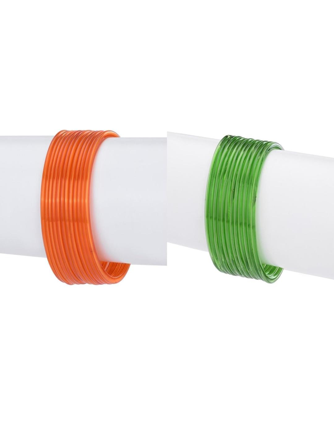 SOMIL Set of 24 Lightweight Glass Bangles